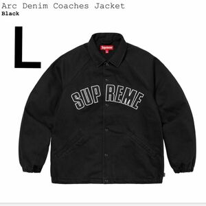 Supreme ARC Denim Coaches Jacket "Black" L