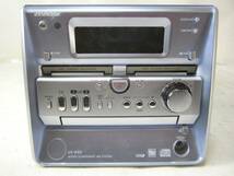 Victor ビクター マイクロコンポ UX-W50 CD/MD カセット AM/FM ラジオ ミニコンポ 音出し確認OK 現状品 (5320)_画像4