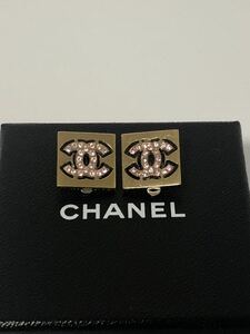 f760/ Chanel / серьги / здесь Mark / стразы / розовый серия цвет тест / женский женский /1st