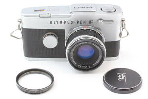 ◆極美品◆ オリンパス OLYMPUS PEN-FT ペン ハーフサイズ フイルムカメラ F.Zuiko Auto-S 38mm F1.8 単焦点 標準 MF レンズ