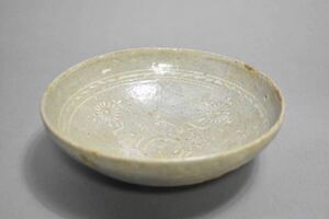 【英】A1257 時代 高麗青磁茶碗 中国美術 朝鮮 韓国 高麗 李朝 青瓷 骨董品 美術品 古美術 時代品 古玩