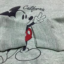 【美品】STANDARD CALIFORNIA×Disney 23AW スタンダードカリフォルニア×ディズニー ミッキープリントスウェット ヘザーグリーン Mサイズ_画像8