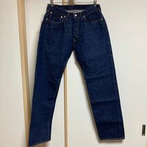 【未使用】TCB jeans ティーシービージーンズ 13oz 66モデル ジーンズ W34 テーパードレッグ サンフォーキンコットン ワンウォッシュ_画像2