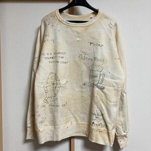 [ beautiful goods ]HOLLYWOOD RANCH MARKET Hollywood Ranch Market damage & dirt processing sweat white size 1