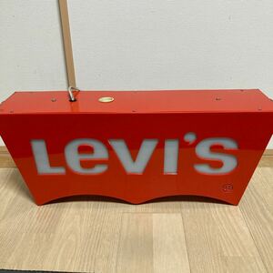 【希少】Levi's リーバイス 店舗用 アンティーク雑貨 看板 ディスプレイ インテリア ヴィンテージ 非売品