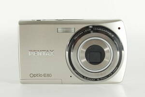 * finest quality beautiful goods * PENTAX Pentax Optio E80 AA battery use * operation OK*#13488