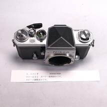 【整備済み】 Nikon F アイレベル ニコン フィルム 一眼レフ カメラ 良品 24E ヱOA4a_画像9