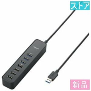  new goods * store *ELECOM USB3.0 hub 7 port U3H-T706SBK black 