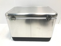 福岡)Coleman コールマン STEEL COOLER スチールベルトクーラー クーラーボックス MODEL 6150　6155 F240421A7 MD21C_画像4