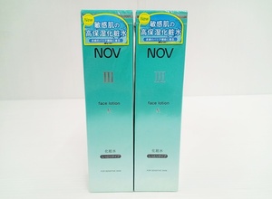 下松)【未開封品】ノブⅢ NOV Ⅲ 化粧水 フェイスローションR(しっとりタイプ)　120ml 2本 ◆N2405006 ME04A