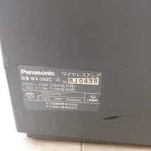 動作品 オーディオ機器 WX-282CANON Panasonic パナソニック ワイヤレスアンプ ポータブル カセットデッキ スピーカー_画像8