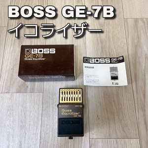 BOSS GE-7B ボス Bass Equalizer ベース用 イコライザー エフェクター ギター機材 音響機材 動作品 