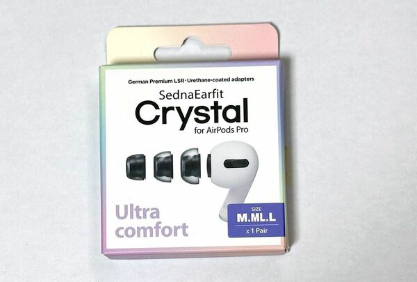 AZLA SednaEarfit Crystal for AirPods Pro M/ML 2ペアセット