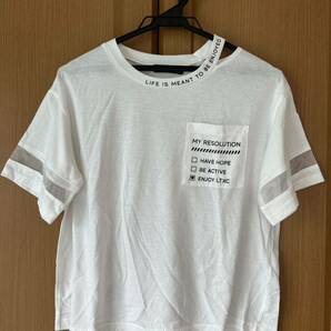 ラブトキシック Lovetoxic Tシャツ 半袖 M 150 ホワイト クルーネックの画像1