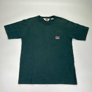 L BEN DAVIS ベンデイビス Tシャツ 丸首 モスグリーン 半袖 リユース ultramto ts2359