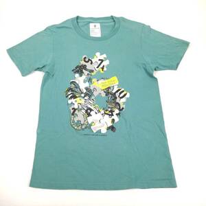 サイズ不明 UNISON SQUARE GARDEN FUN TIME HOLIDAY６ パズルTシャツ グリーン 半袖 リユース ultralto ts2366