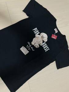 未使用　ピンクハウス チーキーベア　Tシャツ　日本製　黒　Lサイズ　定価9500