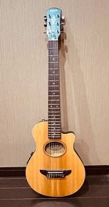 *YAMAHA* Yamaha электроакустическая гитара гитара APXT-1N путешествие гитара Mini ere струна мягкий чехол имеется работоспособность не проверялась текущее состояние товар 