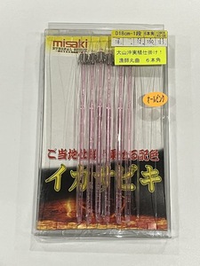 ★イカサビキ★　misaki　大山沖実績仕掛け　漁師丸曲　6本角　D18cm -1段　10.5㎝　オールピンク　②