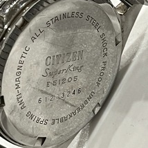 ★CITIZEN★　シチズン　ホーマー　Homer　Super Kings　E51205　SS　手巻き　ベルト社外_画像7