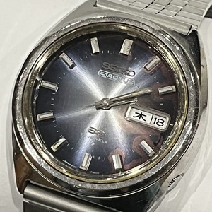 ★SEIKO★　セイコー　5 ACTUS　ファイブ アクタス　デイデイト　6106-7520　23石　自動巻き