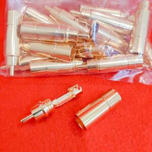  high purity 7N Lynn blue copper 24 gilding high-end RCA plug 12 piece 