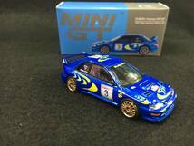 ■ミニGT 1/64 スバル インプレッサ WRC97 ラリー・サンレモ 1997 優勝車 #3 左ハンドル_画像4