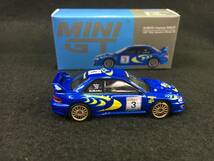 ■ミニGT 1/64 スバル インプレッサ WRC97 ラリー・サンレモ 1997 優勝車 #3 左ハンドル_画像3
