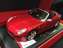 ■外箱不良あり■BBR■1/18 フェラーリ SA Aperta (Rosso Fuoco/レッド) アペルタ パリ オートショー 2010 299台限定 P1825A_画像2