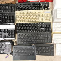 1円スタート キーボード まとめ売り 大量 ジャンク Microsoft KU-0462 Logicool mk710t Zboard BASE PS-/2 001 acer GTUNE GALERIA Apple_画像3