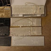 1円スタート キーボード まとめ売り 大量 ジャンク Microsoft KU-0462 Logicool mk710t Zboard BASE PS-/2 001 acer GTUNE GALERIA Apple_画像4