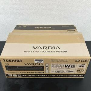 [5-18] Toshiba VARDIA RD-S601 search :TOSHIBA Val tiaHDD&DVD recorder box, instructions attaching simple remote control unused 