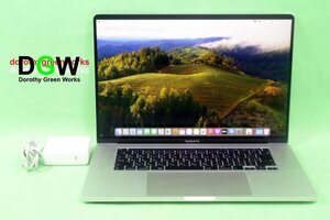 美品1! 2019 MVVL2J/A MacBook Pro 16” Retina 3,072×1,920 Core i9 8コア 2.4GHz 32GB SSD512GB Silver OS14.5 Sonoma