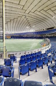 7/15 Giants vs Hanshin Tokyo Dome внутри . visitor отвечающий . сиденье пара билет 