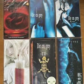 ★DIR EN GREY シングルCD6枚セット I'll、アクロの丘、残ZAN、ゆらめき、予感、Cage 中古★の画像1