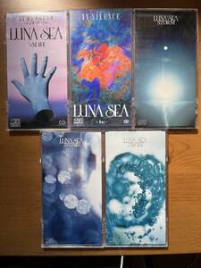 ★LUNA SEA　ルナシー　シングルCD5枚セット　SLAVE・IN SILENCE・STORM・SHINE・I for You　中古★