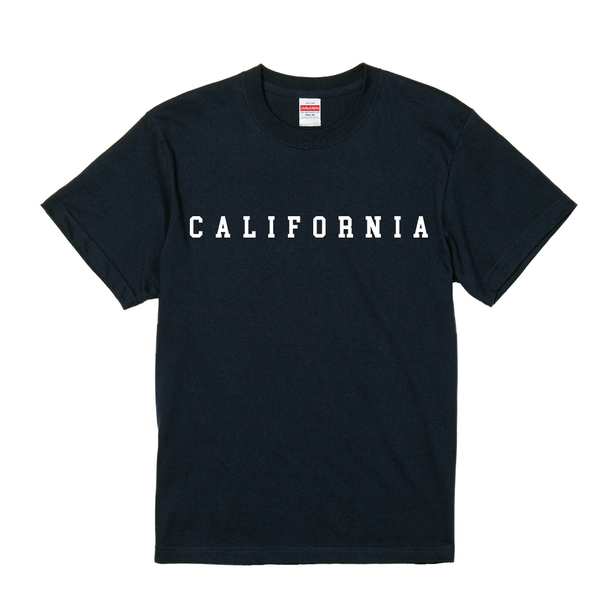 カリフォルニアTシャツ　Lサイズ　ネイビー×ホワイト