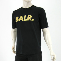 ☆匿名発送☆新品タグ付き 黒/金 日本サイズＭ相当 BALR. ボーラ― クラブアスレティックTシャツ 半袖 丸首 CLUB ATHLETIC T-SHIRT_画像1