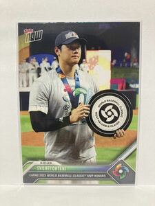 【大谷翔平】 #WBC-73 Topps now 2023 WBC 日本代表 侍ジャパン オンライン限定受注生産カード MVP受賞記念