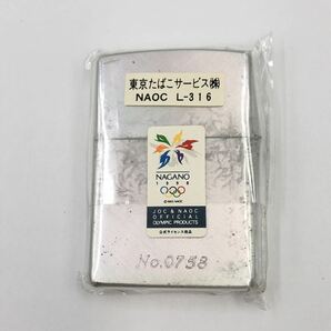 5.1NG-E1497★ZIPPO 長野オリンピック★ジッポ ジッポー シルバー オイルライター lighter 喫煙具 コレクションDA0/DC0の画像3