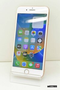 白ロム SIMフリー au SIMロック解除済 Apple iPhone8 Plus 64GB iOS16.7.7 Gold MQ9M2J/A 初期化済 【m022986】