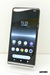 白ロム docomo SIMロック解除済 SONY Xperia Ace III 64GB Android14 ブラック SO-53C 初期化済 【m023065】