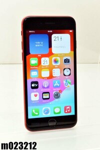 白ロム Softbank Apple iPhoneSE(第2世代) 128GB iOS17.4.1 (PRODUCT)RED NXD22J/A 初期化済 【m023212】