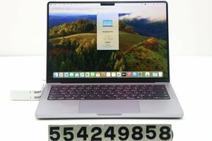 Apple MacBook Pro A2442 2021 スペースグレイ Apple M1 Pro/16GB/500GB(SSD)/14.2W/(3024x1964)/macOS Sonoma 【554249858】
