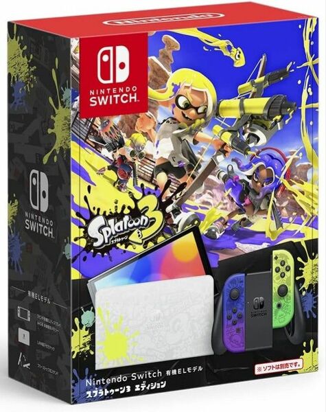 新品未開封 Nintendo Switch 有機ELモデル スプラトゥーン3エディション Joy-Con(L)/(R) 本体