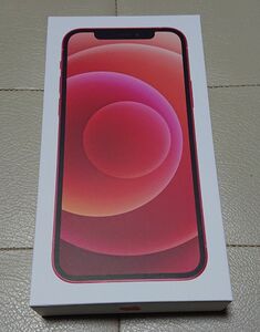 新品未使用 Apple iPhone12 128GB (PRODUCT)RED SIMフリー バッテリー100% レッド 赤 本体