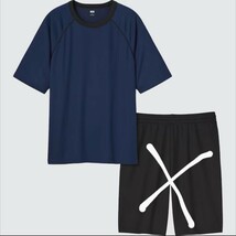 UNIQLO エアリズムメッシュクルーネック　半袖Tシャツ　２枚　 ユニクロ　ルームウェア　ネイビー_画像2