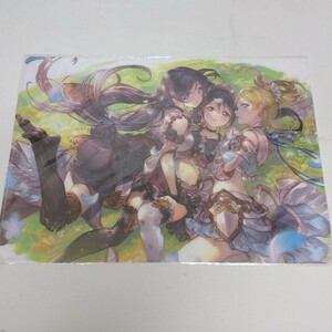 未開封 絢瀬絵里 矢澤にこ 東條希 クリアファイル GRANBLUE FANTASY グランブルーファンタジー ラブライブ! プレミアムショップ限定