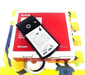  отправка в тот же день соответствует безопасность Yupack бесплатная доставка безопасность гарантия новый товар не использовался товар DoCoMo мобильный телефон N-01E полный комплект комплект черный цвет 
