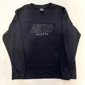 ASTRO stuffs ロンT sサイズ　黒